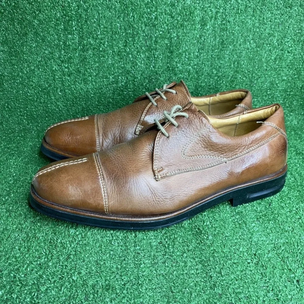 Sandro‎ Brown Cognac MEN Split Toe Laceup Casual Comfort Sole Shoes Size 11.5 D